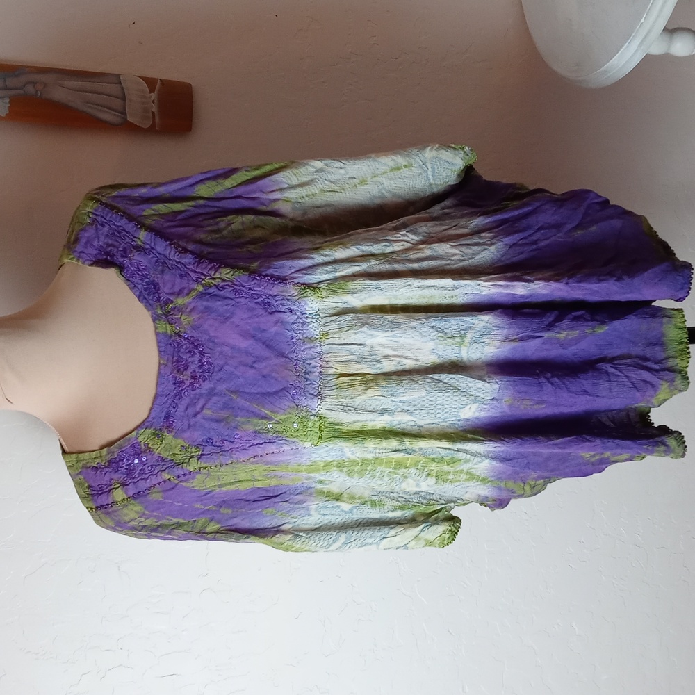 Advance Apparel Dolman Sleeve Blouse